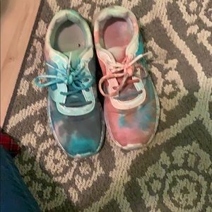 Tie dye sneakers